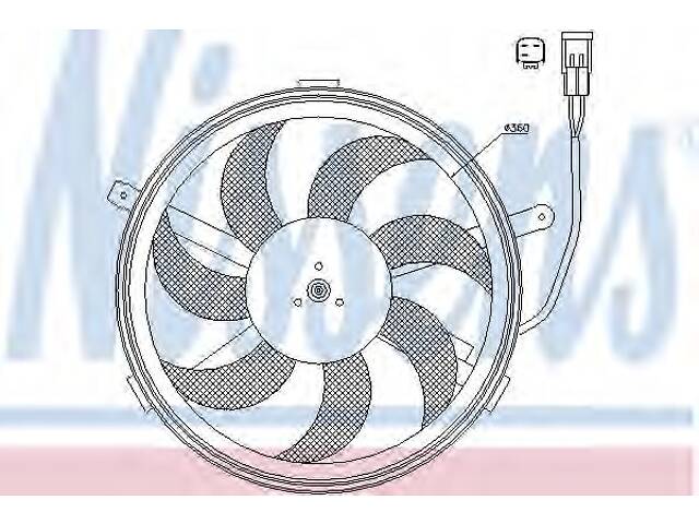 Вентилятор охлаждения двигателя для моделей: MINI (COOPER, CLUBMAN,COOPER,CABRIO,COUNTRYMAN,PACEMAN)