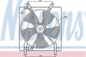 Вентилятор охолодження двигуна для моделей: MITSUBISHI (ECLIPSE)