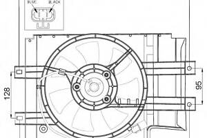 Вентилятор охолодження двигуна для моделей: NISSAN (MICRA, MICRA, MICRA, MICRA, MICRA)