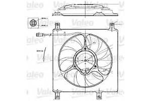 Вентилятор охлаждения двигателя для моделей: OPEL (AGILA), VAUXHALL (AGILA)