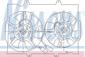 Вентилятор охлаждения двигателя для моделей: OPEL (FRONTERA)