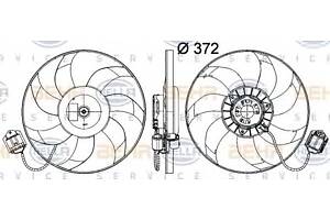 Вентилятор охлаждения двигателя для моделей: OPEL (INSIGNIA, INSIGNIA,INSIGNIA), SAAB (9-5), VAUXHALL (INSIGNIA,INSIGNI
