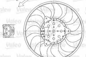 Вентилятор охлаждения двигателя для моделей: OPEL (VECTRA, VECTRA,SIGNUM,VECTRA), VAUXHALL (VECTRA,VECTRA,SIGNUM,VECTRA