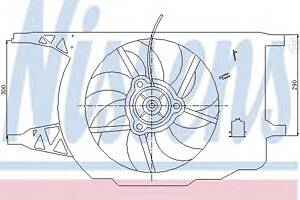Вентилятор охлаждения двигателя  для моделей: RENAULT (LAGUNA, LAGUNA,VEL)