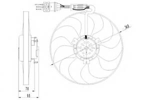 Вентилятор охлаждения двигателя для моделей: SEAT (AROSA, IBIZA,CORDOBA,IBIZA,IBIZA), SKODA (FABIA,FABIA,FABIA,FABIA,RO
