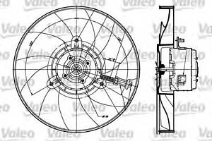 Вентилятор охлаждения двигателя для моделей: SEAT (CORDOBA, IBIZA,INCA,CORDOBA), VOLKSWAGEN (POLO,POLO,CADDY,CADDY,CADD