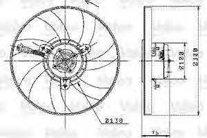 Вентилятор охолодження двигуна для моделей: SEAT (CORDOBA, IBIZA, INCA, CORDOBA, CORDOBA, CORDOBA, IBIZA), VOLKSWAGEN (POLO