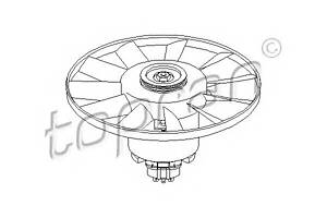 Вентилятор охолодження двигуна для моделей:SEAT (CORDOBA,TOLEDO,IBIZA,INCA,CORDOBA), VOLKSWAGEN (PASSAT,PASSAT,POLO...