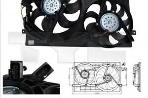 Вентилятор охлаждения двигателя для моделей: SEAT (IBIZA, CORDOBA), SKODA (FABIA,FABIA), VOLKSWAGEN (GOLF,GOLF,POLO)