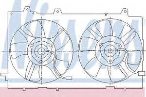 Вентилятор для охолодження двигуна для моделей:SUBARU (FORESTER)