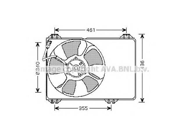 Вентилятор охлаждения двигателя для моделей: SUZUKI (SWIFT)