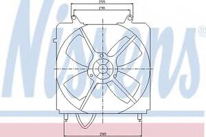 Вентилятор для охолодження двигуна для моделей:TOYOTA (CAMRY,CAMRY,CAMRY)