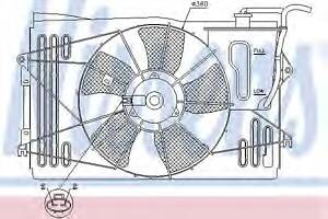 Вентилятор охолодження двигуна для моделей: TOYOTA (COROLLA, COROLLA, COROLLA, COROLLA, COROLLA)