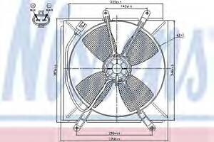 Вентилятор охолодження двигуна для моделей: TOYOTA (RAV-4, RAV-4)