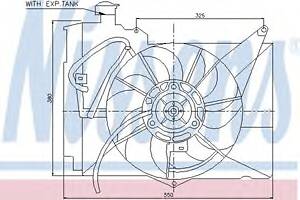 Вентилятор охлаждения двигателя  для моделей: TOYOTA (YARIS, YARIS)