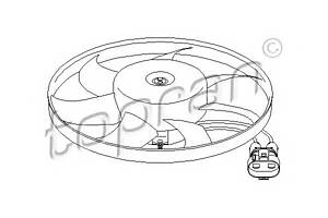Вентилятор охлаждения двигателя для моделей: VOLKSWAGEN (TRANSPORTER, TRANSPORTER,TRANSPORTER)