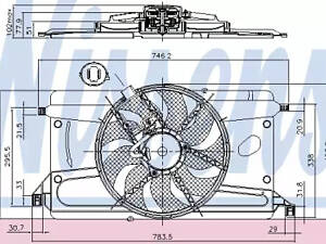 Вентилятор охолодження двигуна C-MAX, Focus