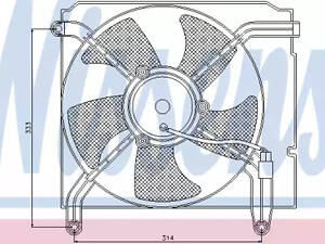 Вентилятор охлаждения двигателя