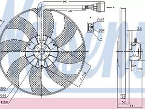 вентилятор охолодження двигуна