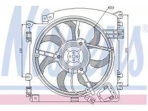 вентилятор охолодження двигуна