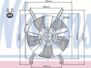 Вентилятор охлаждения двигателя