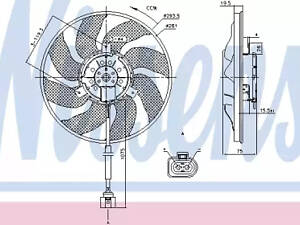 вентилятор охолодження двигуна