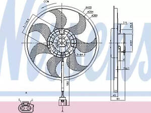 вентилятор охолодження двигуна