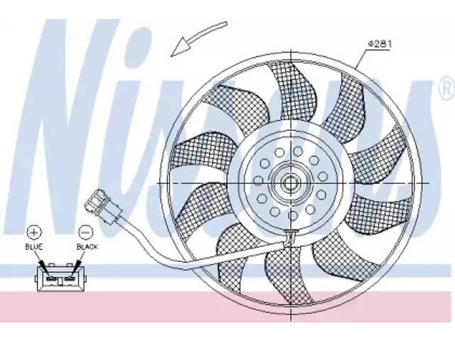 Вентилятор охлаждения двигателя: Вентилятор основного радиатора в ...