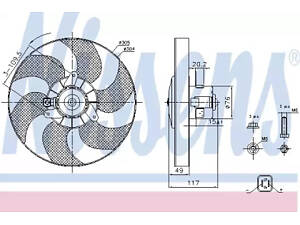 Вентилятор охлаждения двигателя