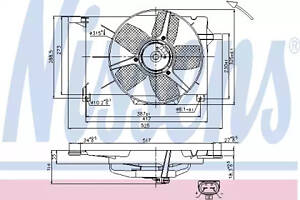 Вентилятор охлаждения двигателя