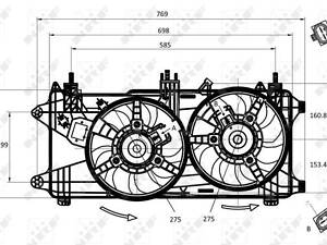 Вентилятор охлаждения радиатора, FIAT Doblo 01-