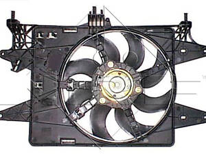 Вентилятор охлаждения радиатора, FIAT Doblo 05-