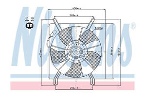 Вентилятор охлаждения радиатора 85048