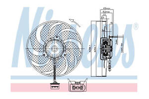 Вентилятор охлаждения радиатора 85541