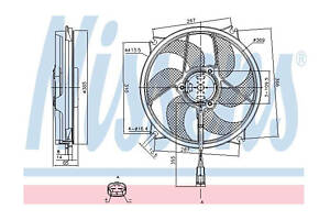 Вентилятор охлаждения радиатора 85561