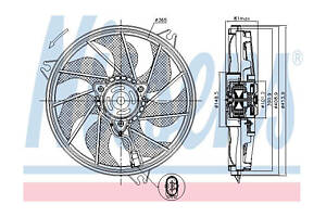 Вентилятор охлаждения радиатора 85607