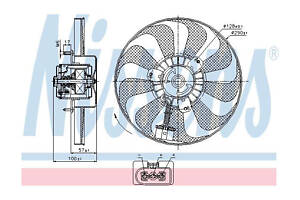 Вентилятор охлаждения радиатора 85684