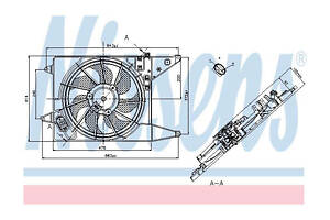 Вентилятор охлаждения радиатора 85710