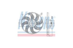 Вентилятор охлаждения радиатора 85794