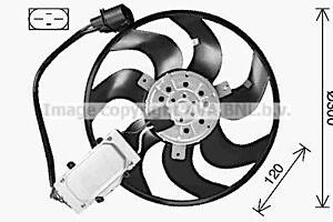 Вентилятор охлаждения радиатора AI7529