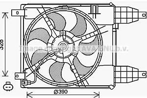 Вентилятор охлаждения радиатора CT7504