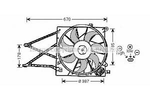 Вентилятор охлаждения радиатора