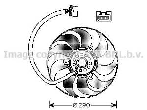 Вентилятор охолодження AVA QUALITY COOLING VN7522