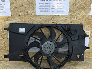 Вентилятор охолодження радіатора з дифузором Renault Laguna 3 07-15р. (Рено Лагуна) 214810039R