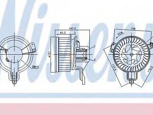 Вентилятор отопления NISSENS 87259 на CITROËN BERLINGO фургон (M_)