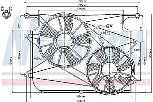 Вентилятор OPEL ANTARA A (L07) / CHEVROLET CAPTIVA (C100, C140) 2006- г.