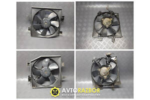 Вентилятор основного радиатора с диффузором RF4R15035 на Mazda 323 BJ, 323F, Premacy 1998-2005 год