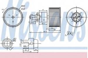 Вентилятор отопителя для моделей: AUDI (100, 100,200,200,V8,200)