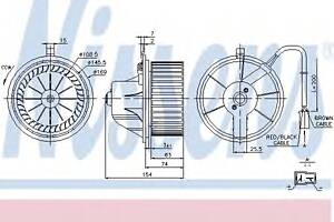 Вентилятор отопителя для моделей: AUDI (80, 80,80,90,COUPE,A4,CABRIOLET,A4), VOLKSWAGEN (PASSAT,PASSAT,TRANSPORTER,TRAN