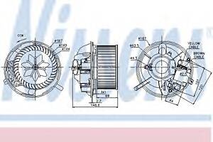 Вентилятор обігрівача для моделей: AUDI (A3, A3, TT, TT, A3), SEAT (ALTEA, TOLEDO, LEON, ALTEA, ALHAMBRA), SKODA (OCTAVIA, OCTAV)